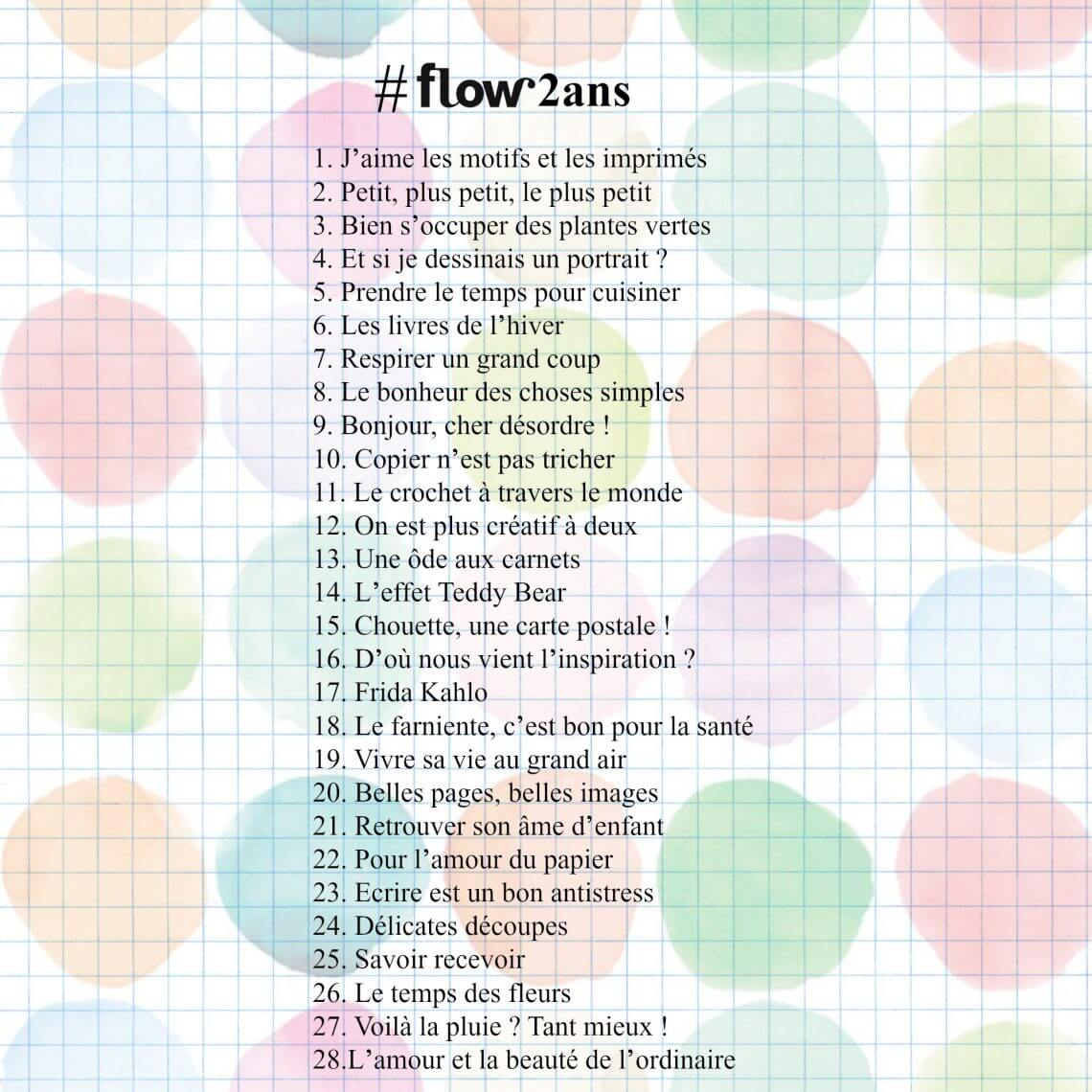 challenge 2 ans flow 2017 fevrier