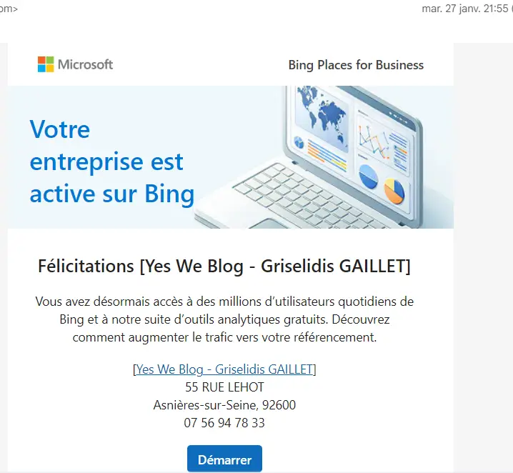 YesWeBlog Griselidis Gaillet sur Bing Places