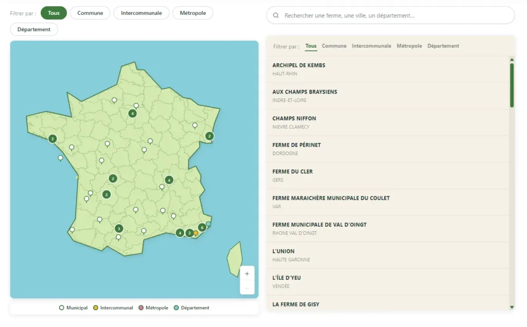 carte interactive du rnfp